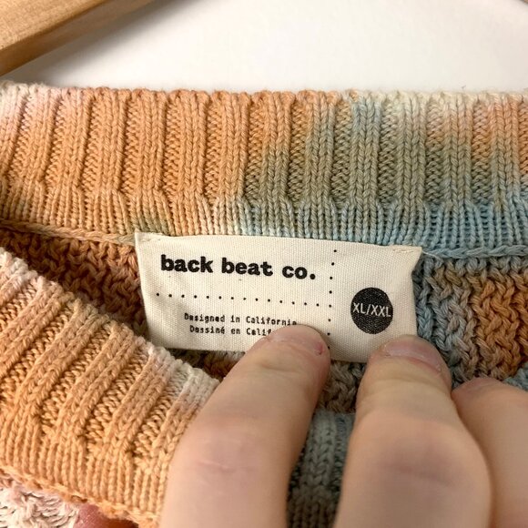 Back Beat Co. Larkin Pullover (Peach/Marine) - Picture 5 of 6